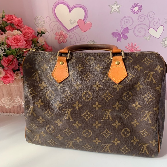 LOUIS VUITTON Speedy 30 Handbag - Picture 3 of 12